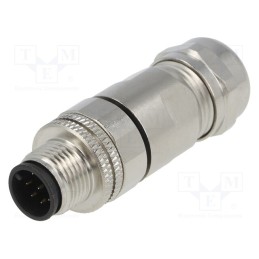 1 pcs x DEGSON ELECTRONICS - SM12-CVC-A8M-1B9 - Plug, M12, PIN: 8, male, A code-DeviceNet / CANopen, for cable