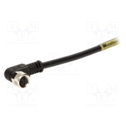 1 pcs x MOLEX - 120086-8669 - Connector: M8, female, PIN: 3, angled 90°, with lead, plug, 3A, IP67