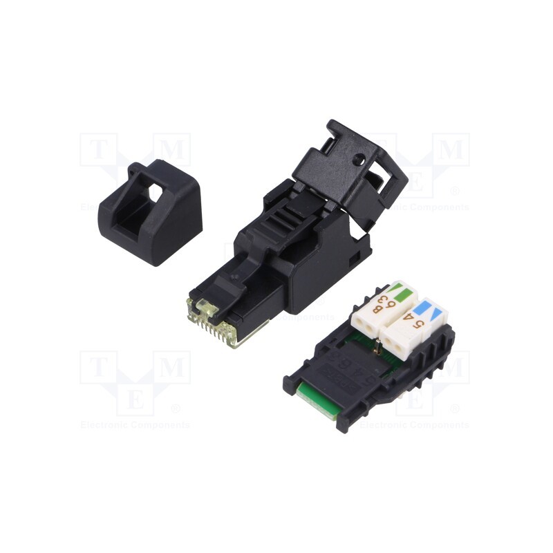 1 pcs x TELEGu00c4RTNER - J00026A3003 - Plug, RJ45, PIN: 8, Cat: 6a, unshielded,with protective cap