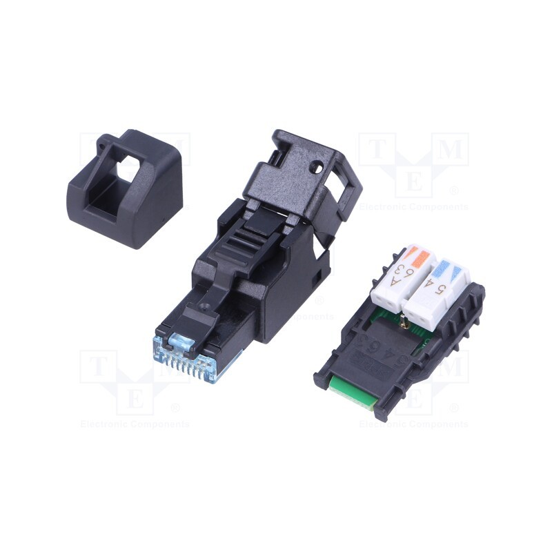1 pcs x TELEGu00c4RTNER - J00026A3000 - Plug, RJ45, PIN: 8, Cat: 6a, unshielded,with protective cap