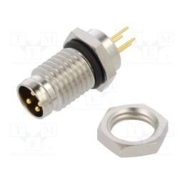 1 pcs x PHOENIX CONTACT - SACC-DSI-M 8MS-4CON-L180 - 1694347 - Socket, M8, PIN: 4, male, A code-DeviceNet / CANopen, soldering