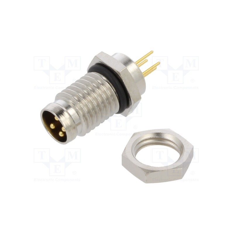 1 pcs x PHOENIX CONTACT - SACC-DSI-M 8MS-4CON-L180 - 1694347 - Socket, M8, PIN: 4, male, A code-DeviceNet / CANopen, soldering