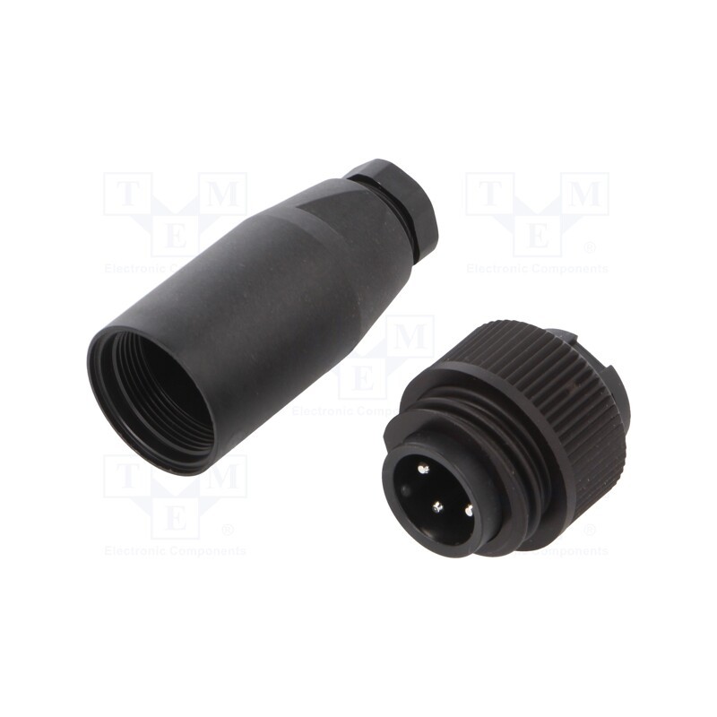 1 pcs x BINDER - 99 0209 00 04 - Connector: circular, plug, 692,693,RD24, male, PIN: 4, unshielded