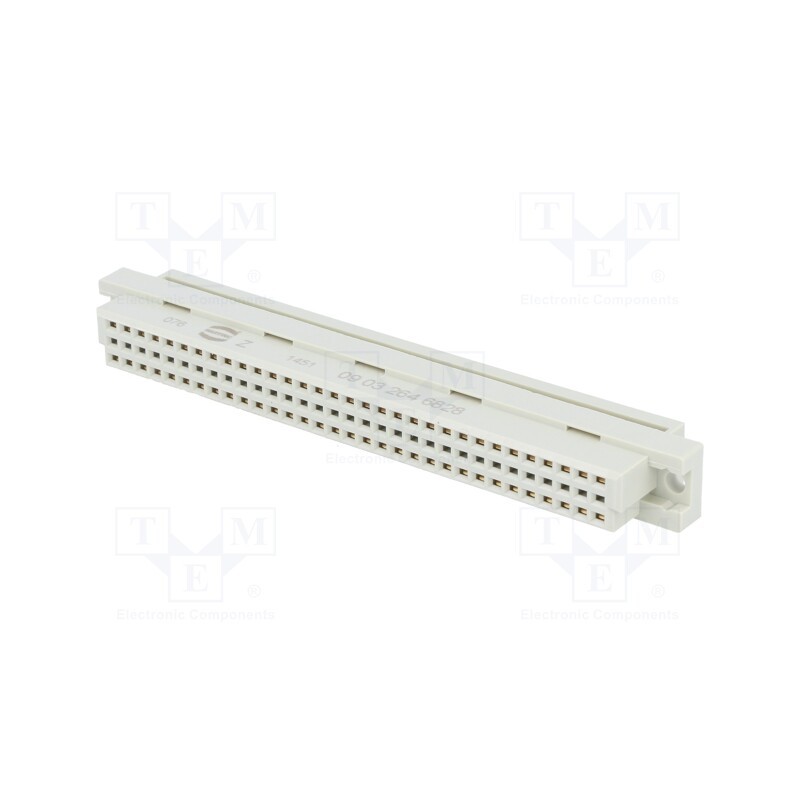 1 pcs x HARTING - 9032646828 - Plug, DIN 41612, type C, female, PIN: 64, a+c, IDC, straight, 2A