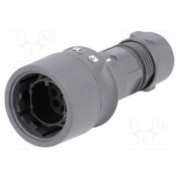 1 pcs x BULGIN - PXP6010/08P/CR/0709 - Connector: circular, plug, male, PIN: 8, w/o contacts, for cable