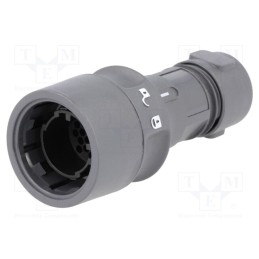 1 pcs x BULGIN - PXP6010/22P/CR/0910 - Connector: circular, plug, male, PIN: 22, w/o contacts, for cable