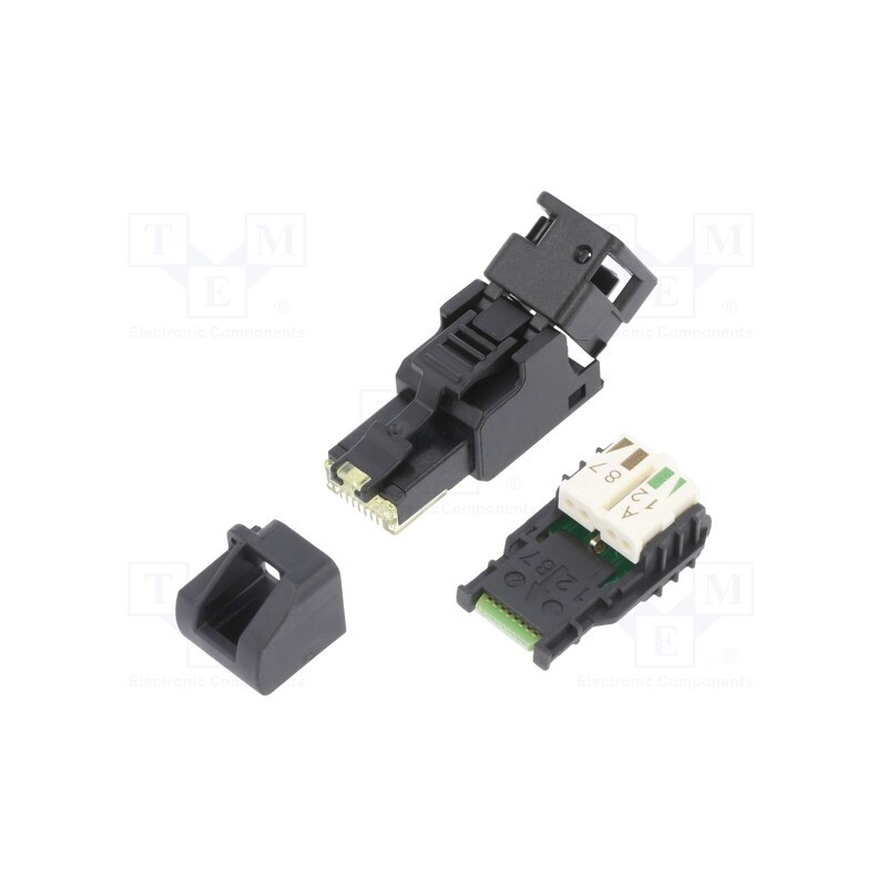 1 pcs x TELEGu00c4RTNER - J00026A3002 - Plug, RJ45, PIN: 8, Cat: 6a, unshielded,with protective cap
