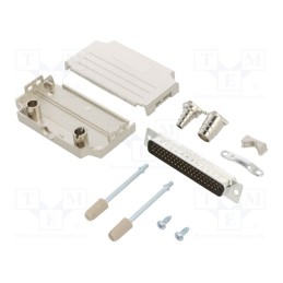 1 pcs x Amphenol Communications Solutions - L17DPPK37-M+L717HDC62P - D-Sub HD, PIN: 62, male, straight, soldering, for cable, go