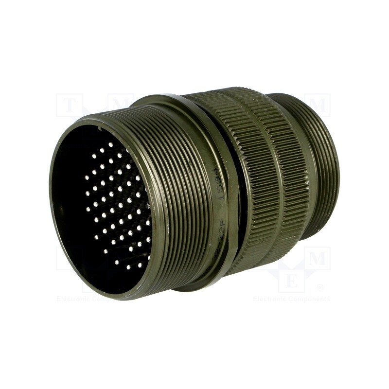 1 pcs x AMPHENOL - DS3101A 32-22P - Connector: circular, size 32, MS/DS, aluminium alloy, olive, plug