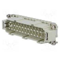 1 pcs x ILME - CNEM 24 T - Connector: HDC, male, CNE, PIN: 24, 24+PE, size 104.27, 16A, 500V