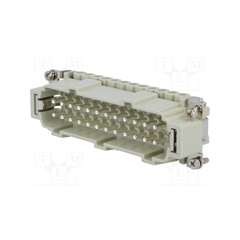 1 pcs x ILME - CNEM 24 T - Connector: HDC, male, CNE, PIN: 24, 24+PE, size 104.27, 16A, 500V