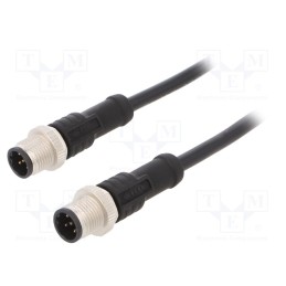 1 pcs x AMPHENOL LTW - M12B05ML-12BML-SD001 - Cable: for sensors/automation, PIN: 5, M12-M12, B code-Profibus