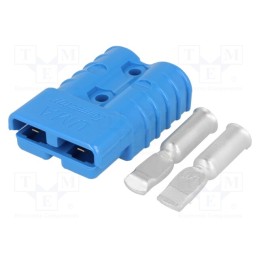 1 pcs x ENCITECH - 1130-0211-05 - Plug, wire-wire, hermaphrodite, PIN: 2, for cable, crimped, blue