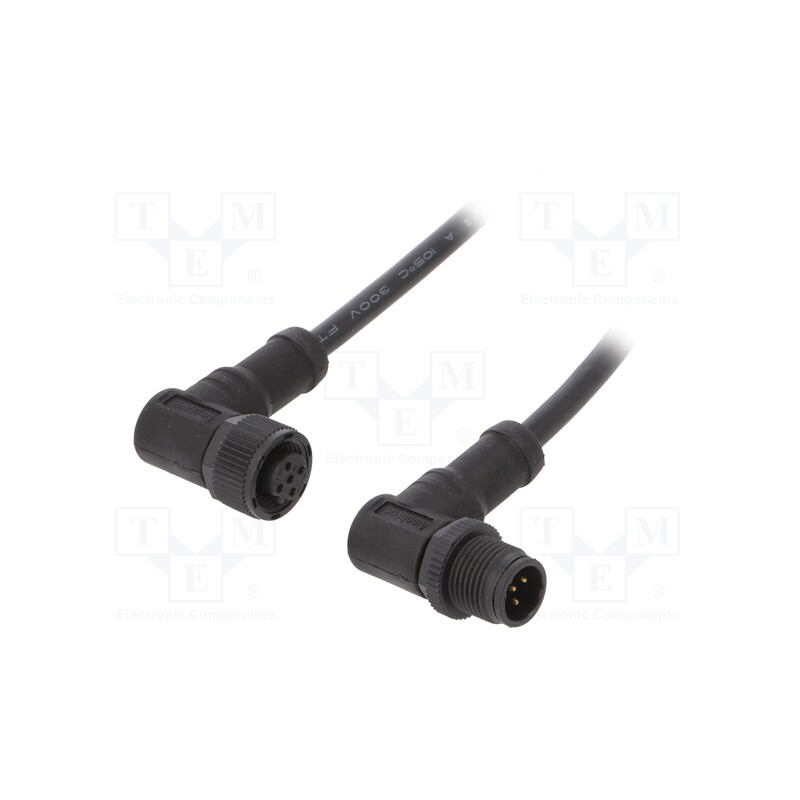 1 pcs x AMPHENOL LTW - MSBP05MR-SBPFR-SD001 - Cable: for sensors/automation, PIN: 5, M12-M12, B code-Profibus