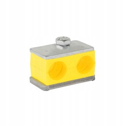 Double clamp 20mm yellow hydrolider