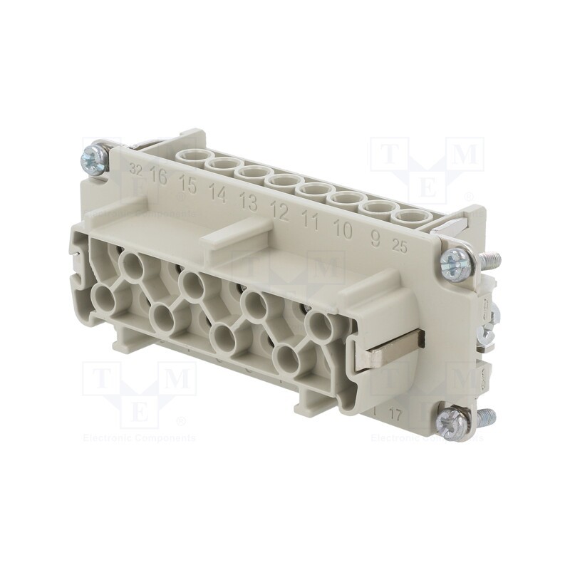 1 pcs x LAPP - 10195100 - Connector: HDC, contact insert, female, EPIC H-BE, PIN: 16, 16+PE