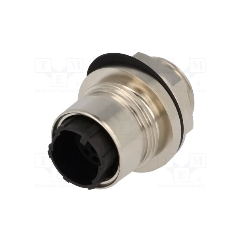 1 pcs x BULGIN - PXM6012/16P/CR - Connector: circular, socket, male, PIN: 16, w/o contacts, 3A, brass