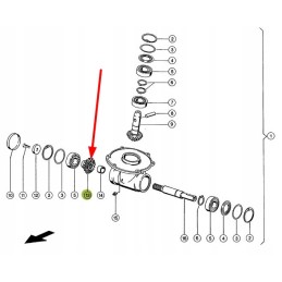 755203 1 gear wheel 16 teeth