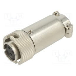 1 pcs x HIROSE - RM12BPE-3S(76) - Connector: circular, RM,RM12, internal bayonet,bayonet, plug, 5A