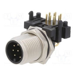 1 pcs x DEGSON ELECTRONICS - SR-M12A-08P-MM-SF7003-00A(H) - Socket, M12, PIN: 8, male, A code-DeviceNet / CANopen, THT, 30V, 2A