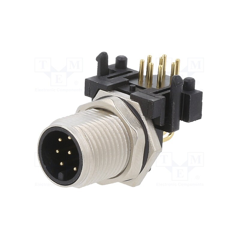 1 pcs x DEGSON ELECTRONICS - SR-M12A-08P-MM-SF7003-00A(H) - Socket, M12, PIN: 8, male, A code-DeviceNet / CANopen, THT, 30V, 2A