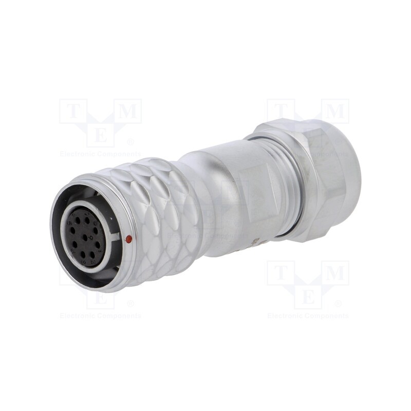 1 pcs x WEIPU - SF1210/S9II - Plug, SF12, female, PIN: 9, IP67, 5÷8mm, 3A, soldering, for cable