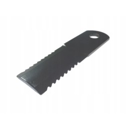 Movable forage harvester knife 84437624 toothed 5mm rasspe