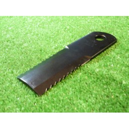 Movable forage harvester knife 84437624 toothed 5mm rasspe