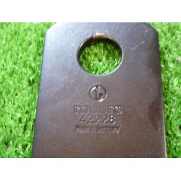 Movable forage harvester knife 84437624 toothed 5mm rasspe