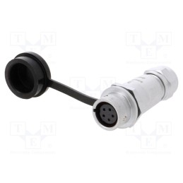 1 pcs x WEIPU - SF1211/S5I - Plug, SF12, female, PIN: 5, IP67, 4÷6.5mm, 5A, soldering, for cable