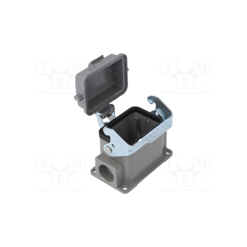 1 pcs x DEGSON ELECTRONICS - D6B-SF-1L-CV-PG16 - Enclosure: for HDC connectors, size D6B, with latch, with cover