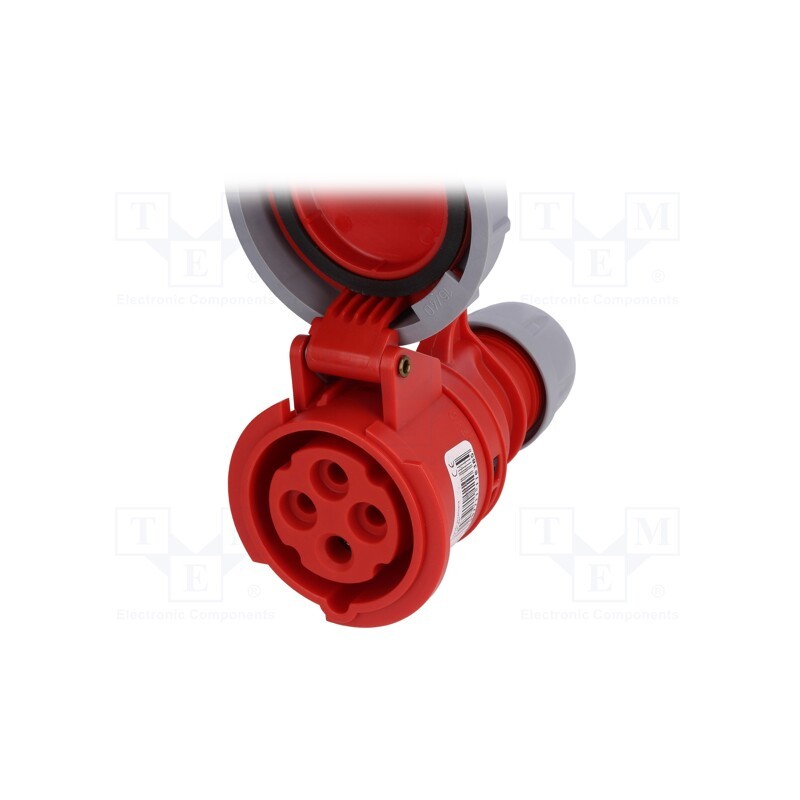 1 pcs x PCE - 01/06/2142 - Connector: AC supply 3-phase, socket, female, 16A, 400VAC, IP67