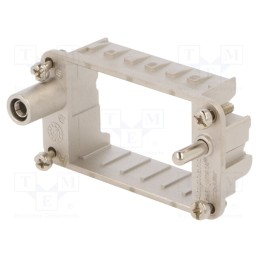 1 pcs x AMPHENOL - C14610P01000015 - Frame for modules, male, C146,heavy|mate F, size E10, Modules: 3