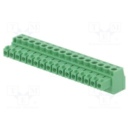 1 pcs x PHOENIX CONTACT - MC 1,5/16-ST-3,81 - 1803714 - Pluggable terminal block, 3.81mm, ways: 16, straight, plug, female
