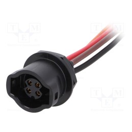 1 pcs x AMPHENOL LTW - CB-04RFFC-RC7A10 - Connector: circular, socket, CB, female, PIN: 4, push-pull, 10A, IP67