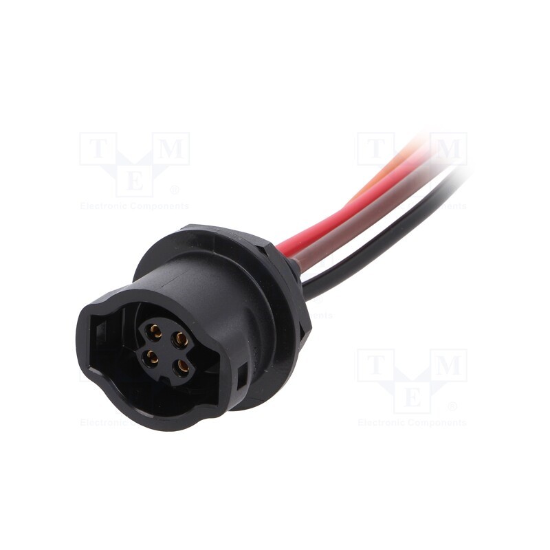 1 pcs x AMPHENOL LTW - CB-04RFFC-RC7A10 - Connector: circular, socket, CB, female, PIN: 4, push-pull, 10A, IP67