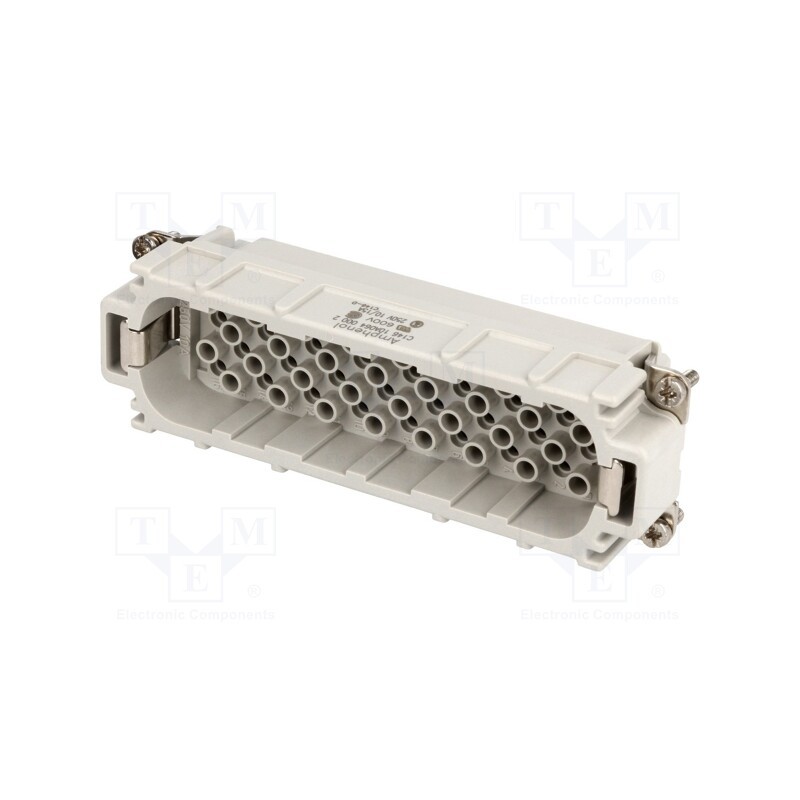 1 pcs x AMPHENOL - C14610A0640002 - Connector: HDC, contact insert, male, C146,heavy|mate D, PIN: 64