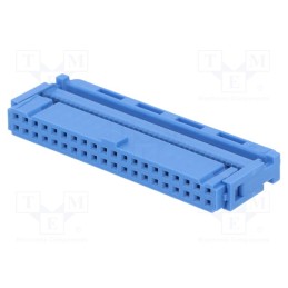 1 pcs x TE Connectivity - 1-1658527-3 - Plug, IDC, female, PIN: 40, IDC, for ribbon cable, 1.27mm, blue