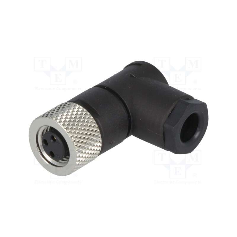 1 pcs x LUMBERG AUTOMATION - 69542 RKMCW 3 - Connector: M8, female, PIN: 3, angled 90°, for cable, plug