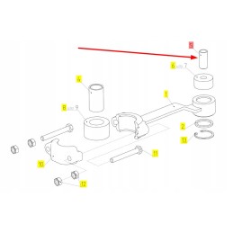 100026094 sieve mounting sleeve