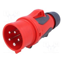 1 pcs x PCE - 70153-6 - Connector: AC supply 3-phase, plug, male, 16A, 400VAC, IEC 60309