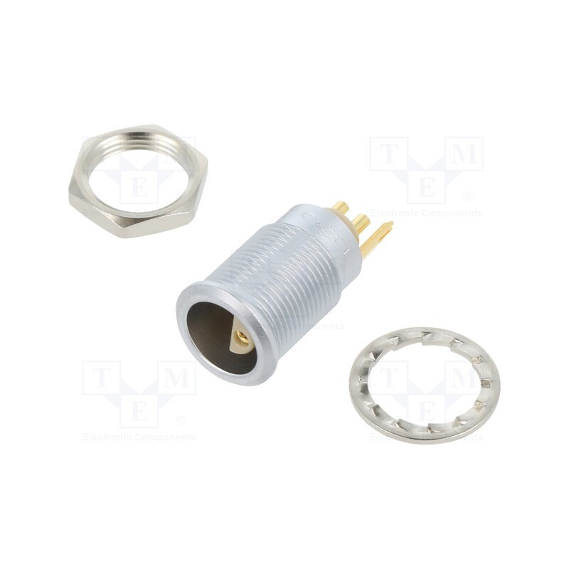 1 pcs x LEMO - ERN.0S.302.CLL - Connector: circular, 0S, socket, male/female, PIN: 2,2(1+1), 10A