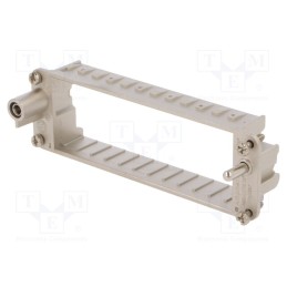 1 pcs x AMPHENOL - C14610S02400015 - Frame for modules, female, C146,heavy|mate F, size E24, 104x27mm