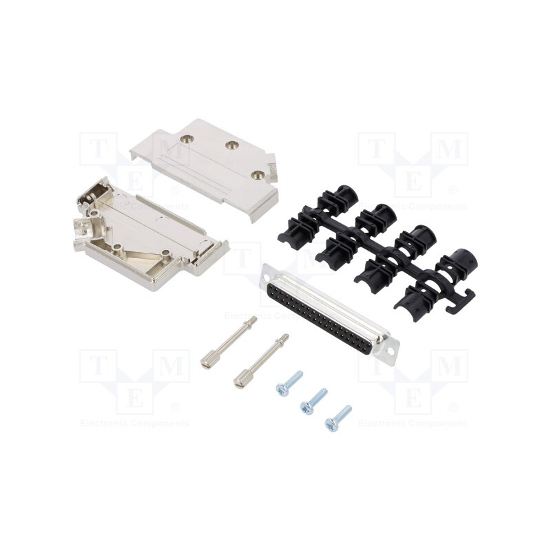 1 pcs x ENCITECH - 6355-0010-14 - D-Sub, PIN: 37, plug, female, soldering, for cable, black