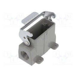 1 pcs x DEGSON ELECTRONICS - D10A-SF-1L-M20 - Enclosure: for HDC connectors, size D10A, with latch, angled