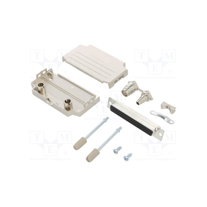 1 pcs x Amphenol Communications Solutions - L17DPPK37-M+L77HDC62S - D-Sub HD, PIN: 62, female, straight, soldering, for cable, U