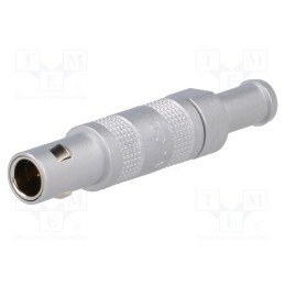 1 pcs x LEMO - FFA.00.250.CTAC31Z - Connector: coaxial, 00, plug, male, soldering, for cable, 4A, IP50