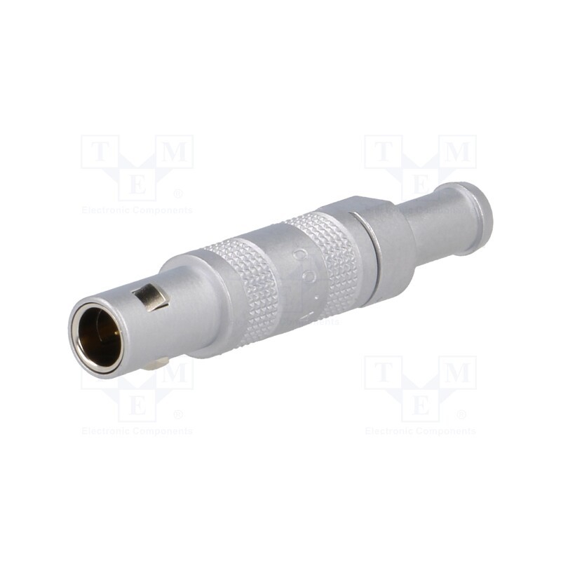 1 pcs x LEMO - FFA.00.250.CTAC31Z - Connector: coaxial, 00, plug, male, soldering, for cable, 4A, IP50