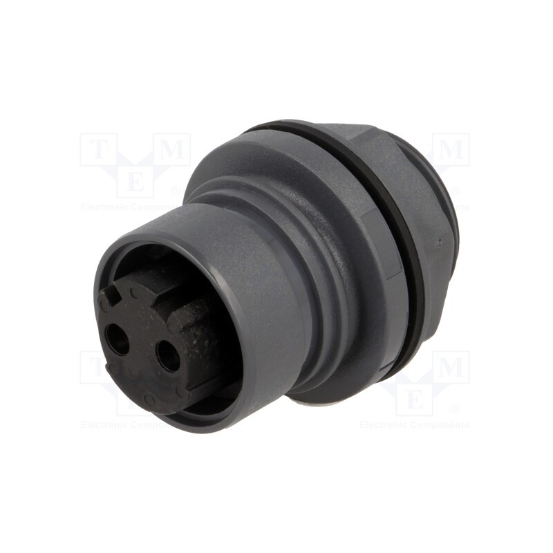 1 pcs x BULGIN - PXP6012/02S/ST - Connector: circular, socket, female, PIN: 2, Buccaneer 6000, 16A