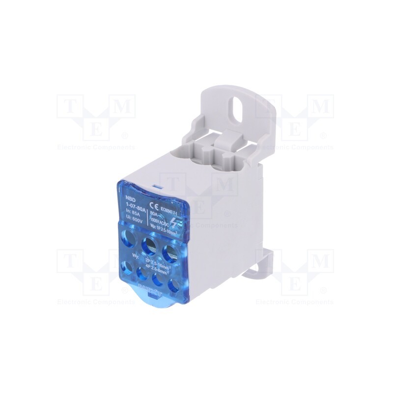 1 pcs x POKu00d3J - B13-7118 - Splice terminal: distribution block, 2.5÷16mm2, terminals: 7